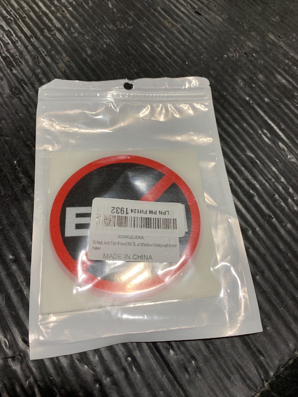 Photo 1 of 10 Pack Anti Elon Round NO Bumper Sticker for Tesla Owners Musk Went Crazy Gift Accessory Decal for Model Reflective Vinyl Sticker Laptop Decal Car Bumper Window Waterproof Sticker