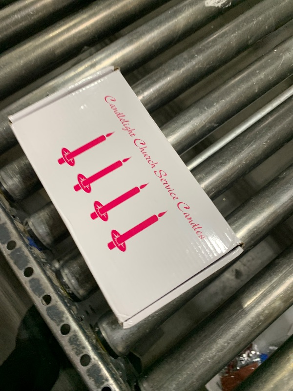 Photo 1 of 100-Pack White Unscented Taper Candles with Drip Protectors, 4.7" x 0.47" - Smokeless Pure Wax Prayer Candles for Church, Vigil, Memorial, Shabbat & Religious Services