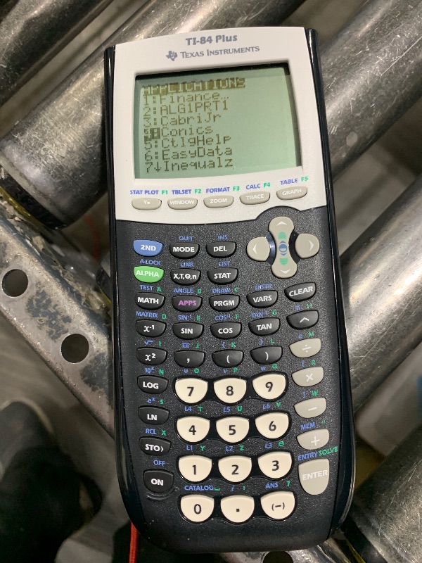 Photo 1 of Texas Instruments TI-84 Plus Graphics Calculator, Black 320 x 240 pixels (2.8" diagonal)