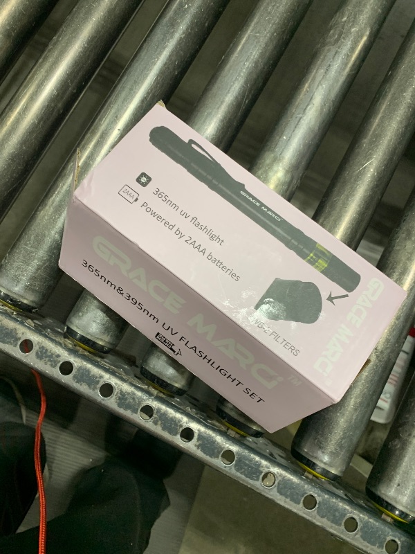 Photo 1 of 100 LED UV Black Light Flashlight (395nm) with Mini UV Pen Light (365nm) - Dual Wavelength Ultraviolet Light for Pet Urine Detection, Scorpion Hunting, Resin Curing, Counterfeit Money & Leak Detection