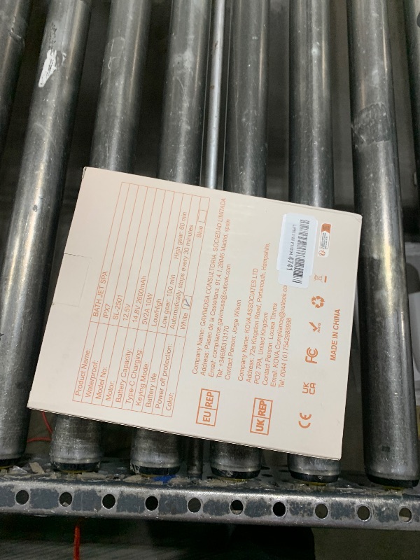 Photo 1 of EVINYEP Bath Jet Spa, Impact Force 65 kPa Rechargeable Bath Jet for Tub, Bubble and Jet Two Mode, Cordless Portable Bathtub Accessories with Adjustable Speed, Bathtub Jets for Home Spa, Relaxing-White