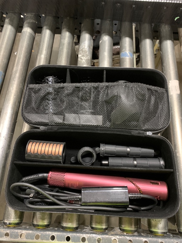 Photo 1 of Shark FlexStyle Air Styling & Drying System, Powerful Hair Dryer Brush & Multi-Styler with Auto-Wrap Curlers, Diffuser, Paddle Brush, Round Brush, Concentrator Attachment, Black Cherry, HD457CR