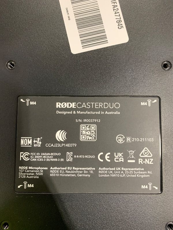 Photo 1 of RØDE RØDECaster Duo Compact All-in-One Audio Production Solution for Podcasting, Streaming, Music Production and Content Creation (Black)