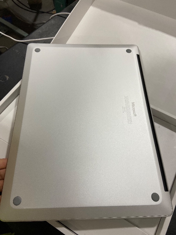 Photo 1 of Microsoft Surface Laptop (2024), Windows 11 Copilot+ PC, 15" Touchscreen Display, Snapdragon X Elite (12 core), 16GB RAM, 256GB SSD Storage, Platinum