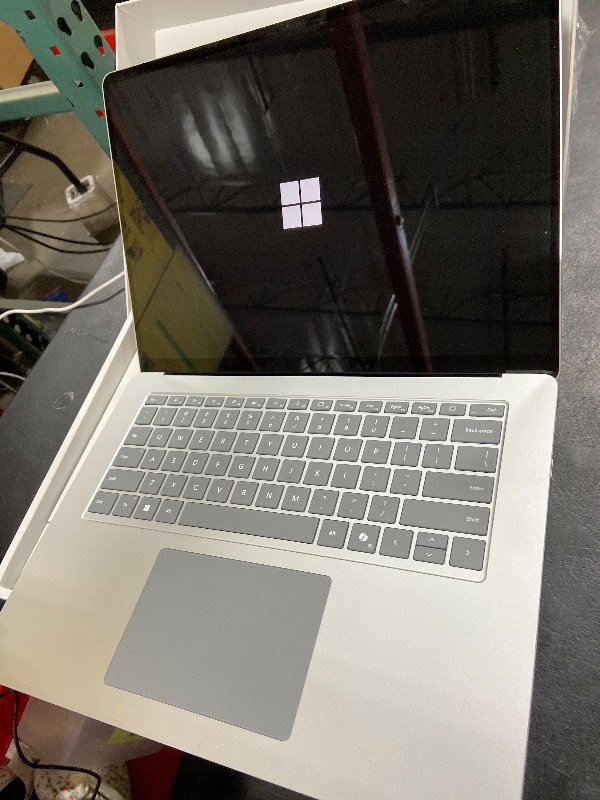 Photo 1 of Microsoft Surface Laptop (2024), Windows 11 Copilot+ PC, 15" Touchscreen Display, Snapdragon X Elite (12 core), 16GB RAM, 256GB SSD Storage, Platinum