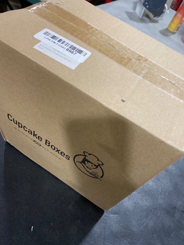 Photo 1 of (6 Count x 40 Sets) Stackable Cupcake Containers with 240 Pack Liners, Plastic Cupcakes Boxes Holders for 6 cakes, High Tall Dome Lid Cupcakes Carrier, Clear Cupcake Trays/Containers/Holders