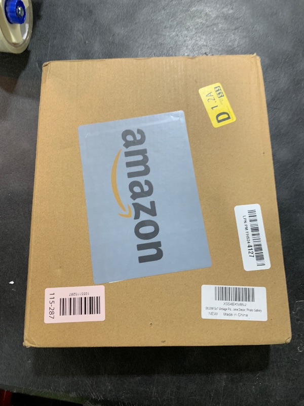 Photo 1 of BILXIM 5x7 Vintage Picture Frame, Antique Powder Blue Ornate Photo Frame for Wall Hanging or Tabletop Display, Retro Home Decor, Photo Gallery Art