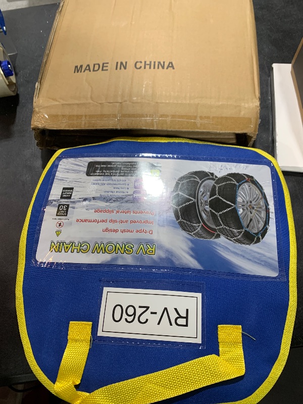 Photo 1 of AutoChoice Snow Tire Chains for Light Truck SUV Pickup Trucks, Set of 2?SC-RV260?