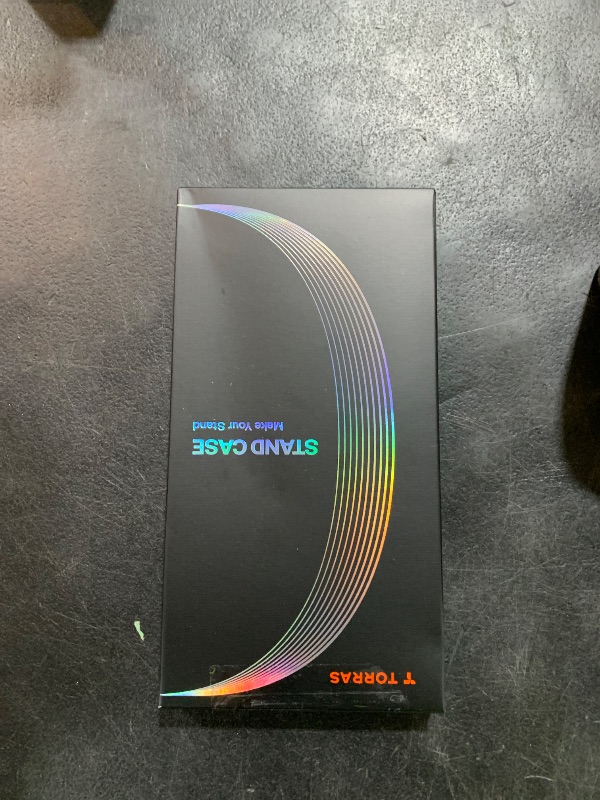 Photo 1 of TORRAS 360 Magnetic Stand for iPhone 17 Pro Max Case, [Fit for MagSafe] [4X Military-Grade Protection] Slim Case for iPhone 17 Pro Max 6.9", Translucent Obsidian Black, Ostand O3 Fitness Series