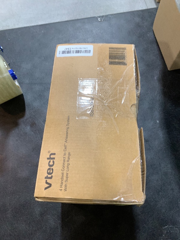 Photo 1 of VTech IS8128-41 Super Long Range 4-Handset DECT 6.0 Cordless Phone for Home with Answering Machine, 2300 ft Range, Call Blocking, Bluetooth Connect to Cell, Intercom