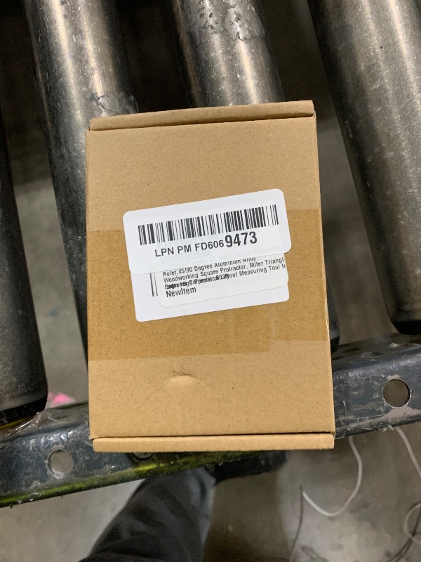 Photo 1 of KETIPED Imperial 3D Multi-Angle Measuring Ruler,45/90 Degree Aluminum Alloy Woodworking Square Protractor, Miter Triangle Ruler High Precision Layout Measuring Tool for Engineer Carpenter,003R