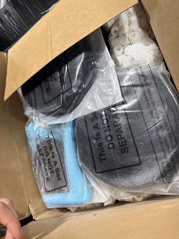 Photo 1 of Threlaco 38 Pcs Compatible with Fluval Fx4/Fx5/Fx6, Aquarium Filter Media Kit, Carbon Foam Pad, Bio Sponge Pads, Activated Carbon, Foam Block, Water Polishing Pad, Media Bag, Silicone Lube 