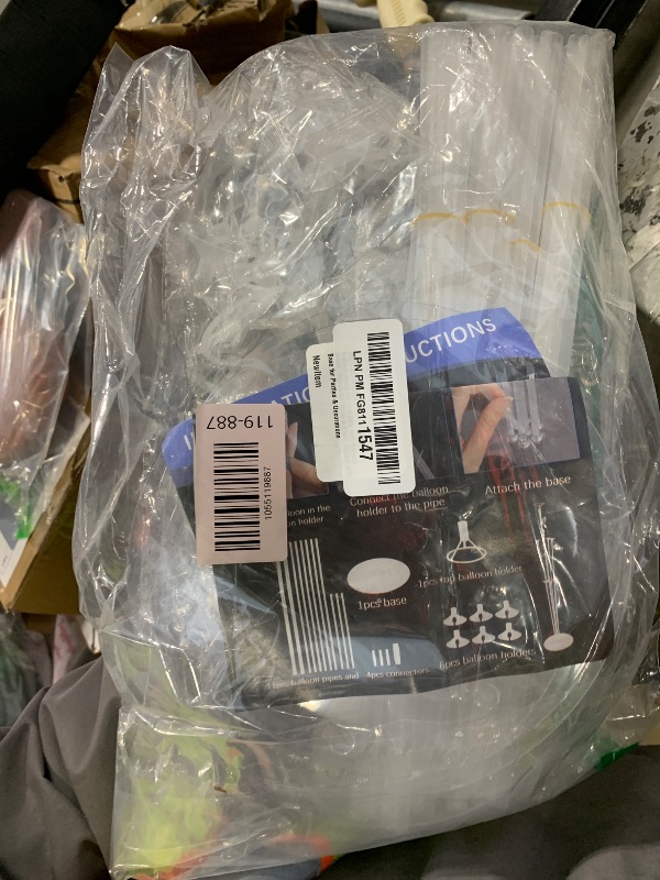 Photo 1 of Balloon Stand Kit - 4 Sets with Balloon Sticks, Stands for Table & Floor, Archer with Base for Parties & Decorations