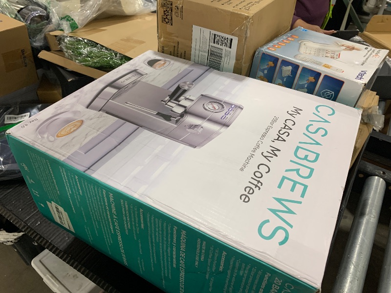 Photo 1 of CASABREWS CM5418 Espresso Machine 20 Bar, Compact Espresso Maker with Steam Milk Frother, Stainless Steel Coffee Machine with 34oz Removable Water Tank for Cappuccino, Gift for Women or Men, Silver