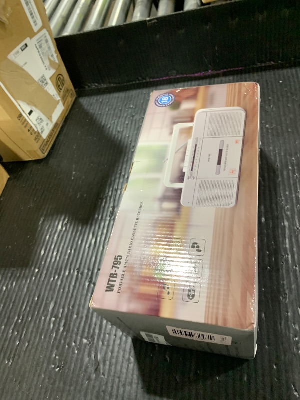 Photo 1 of Cassette Player Boombox, Portable AM/FM Radio Stereo with Bluetooth, USB, Dual Big Speaker, Earphone Jack, Record to Cassettes/USB via Mic,Cassette to MP3 Converter,AC/DC Powered