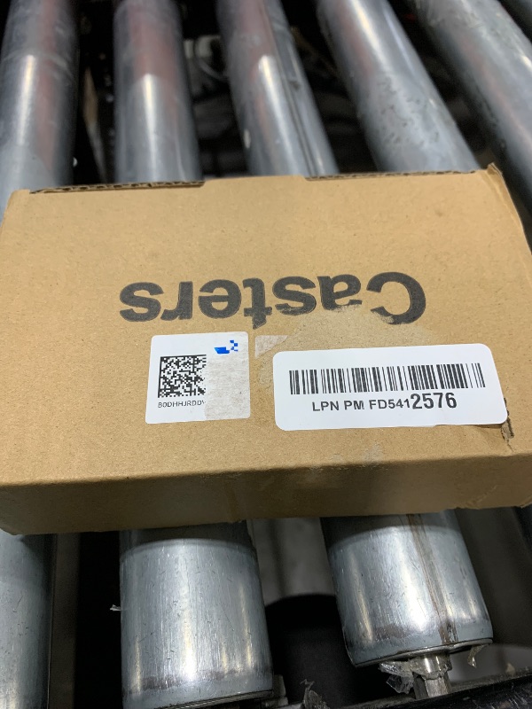 Photo 1 of 1.5 Inch Casters, ASHGOOB Caster Wheels/Casters Set of 8, 360° Swivel Universal Plate Caster Wheels for Storage Box/Small Furniture/Kitchen Appliances, Orange Polyurethane (PU) Castors (8 Pack)