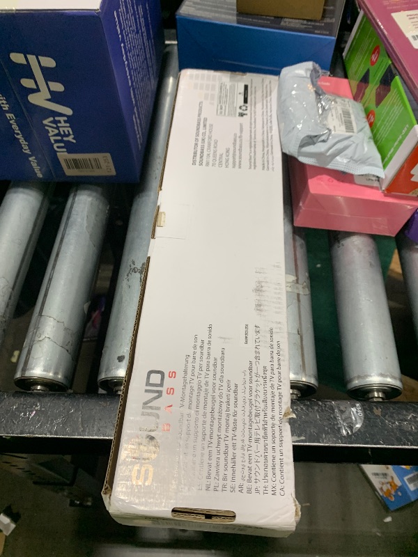 Photo 1 of Sound Bass Beam TV Mount, Compatible with Generation 1 & 2 Sonos Beam Mounting Bracket for TV, Black, Full Hardware Kit Included, Beam Soundbar