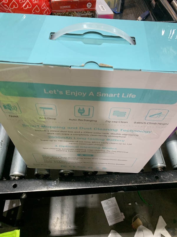 Photo 1 of Robot Vacuum and Mop Combo, 2 in 1 Robotic Vacuum Cleaner with Schedule, App/Alexa/Voice Control, Slim 2.87", Self-Charging, 2300 Pa Suction & Long Runtime, Ideal for Hard Floor, Pet Hair, Carpet