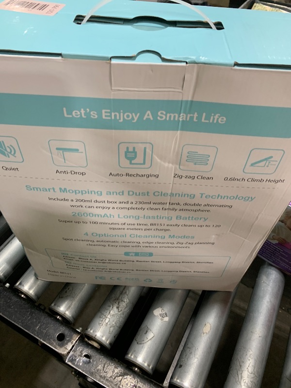 Photo 1 of Robot Vacuum and Mop Combo, 2 in 1 Robotic Vacuum Cleaner with Schedule, App/Alexa/Voice Control, Slim 2.87", Self-Charging, 2300 Pa Suction & Long Runtime, Ideal for Hard Floor, Pet Hair, Carpet