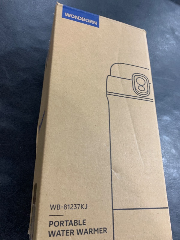 Photo 1 of WONDBORN Portable Bottle Warmer for Travel - Instant Heating, Dishwasher Safe, 1°F Precise Temp Control, 30W Fast Charge, Long Battery Life, 17 Oz Capacity, Baby Milk Warmer for Breastmilk & Formula