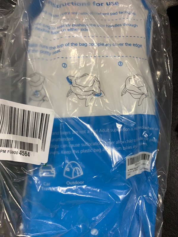 Photo 1 of [80 Counts] Disposable OXO Potty Bags, Potty Liners for Portable Potty, Maliton Travel Potty Fit Bags for OXO Tot 2-in-1 Go Potty, Universal Travel Potty Refill Bags Fit Most Potty Chairs for Cleanup