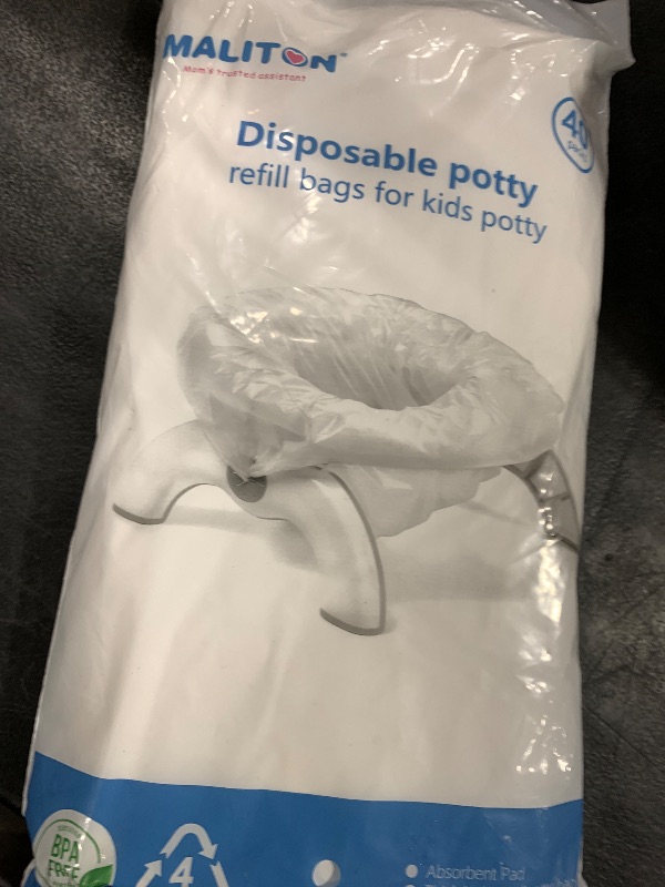 Photo 1 of [80 Counts] Disposable OXO Potty Bags, Potty Liners for Portable Potty, Maliton Travel Potty Fit Bags for OXO Tot 2-in-1 Go Potty, Universal Travel Potty Refill Bags Fit Most Potty Chairs for Cleanup