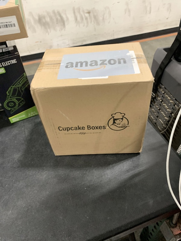 Photo 1 of (6 Count x 40 Sets) Stackable Cupcake Containers with 240 Pack Liners, Plastic Cupcakes Boxes Holders for 6 cakes, High Tall Dome Lid Cupcakes Carrier, Clear Cupcake Trays/Containers/Holders