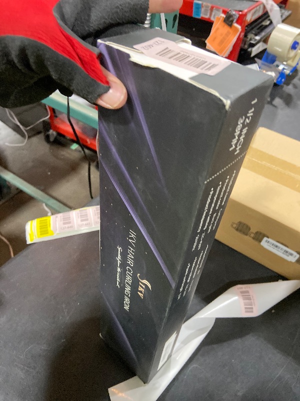 Photo 1 of 1 1/2 inch Extra Long Barrel Curling Iron, 1.5 Inch Large Barrel for Long Hair Ceramic Tourmaline