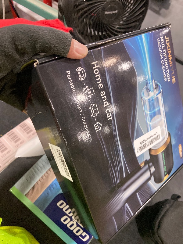 Photo 1 of JIXINMIYUE Car Handheld Vacuum Cordless with Ultra-Strong Suction, Brushless Motor & HEPA Filter - Lightweight Design for Drivers - Charcoal