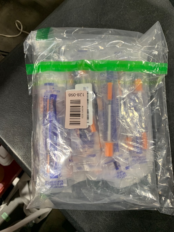 Photo 1 of 0.5ml/cc 30G 5/16 Inch , U-100 Syringes, Individual Package Pack of 30