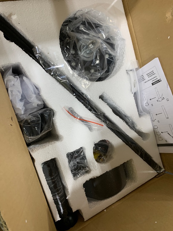 Photo 1 of Breezary 48 Inch Industrial Ceiling Fans without Lights Remote Control, 6-Speed, Reversible DC Motor, 3 Blades, Modern Indoor/Outdoor Ceiling Fan No Light for Patio Home Office, Black