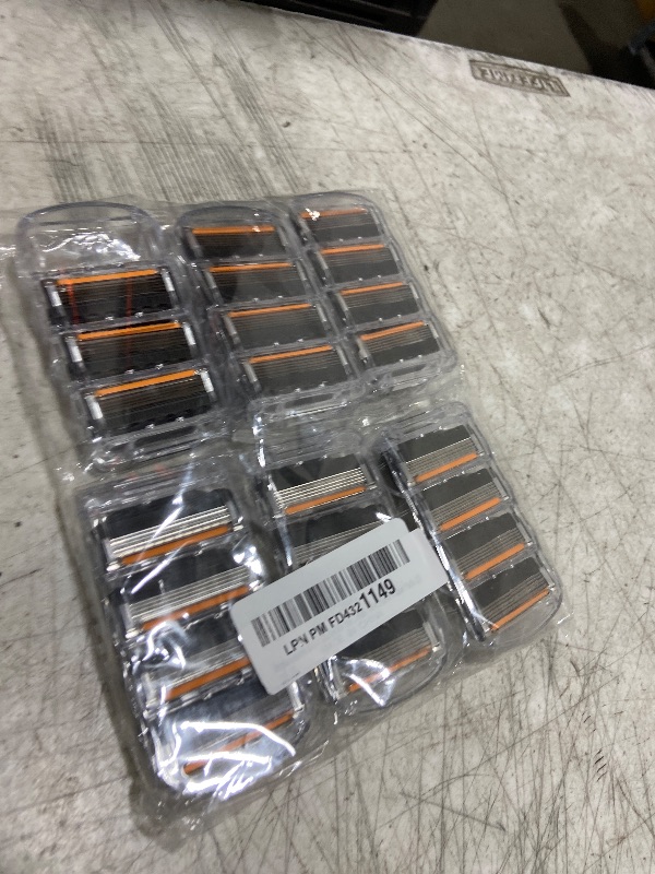 Photo 1 of 24 Replacement Razor Blades for Men – Compatible with Gillette ProGlide &Razor Systems, 5-Blade Refills, Wet Shave, Value Pack, Smooth & Precise