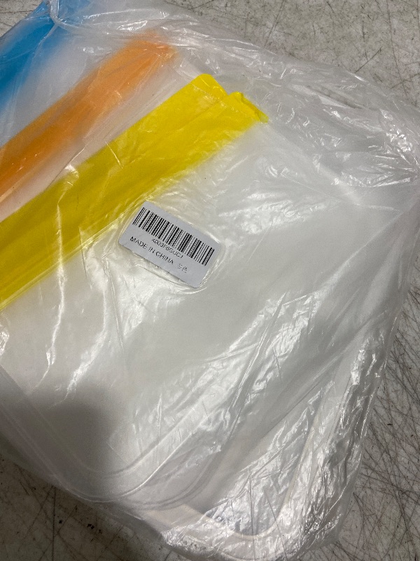 Photo 1 of 10 Pack Dishwasher Safe Reusable Bags, Leakproof Reusable Freezer Bags, BPA Free Food Storage Bags for Lunch Marinate Food Travel - 3 Gallon 3 Snack 4 Sandwich Bags