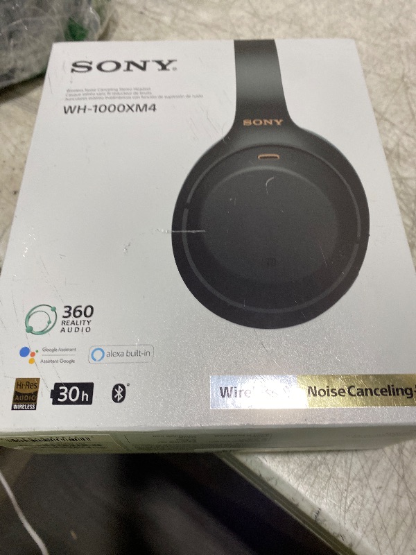 Photo 1 of ********READ CLERK NOTES BEFORE BUYING*********Sony WH-1000XM4 Wireless Premium Noise Canceling Overhead Headphones with Mic for Phone-Call and Alexa Voice Control, Black WH1000XM4