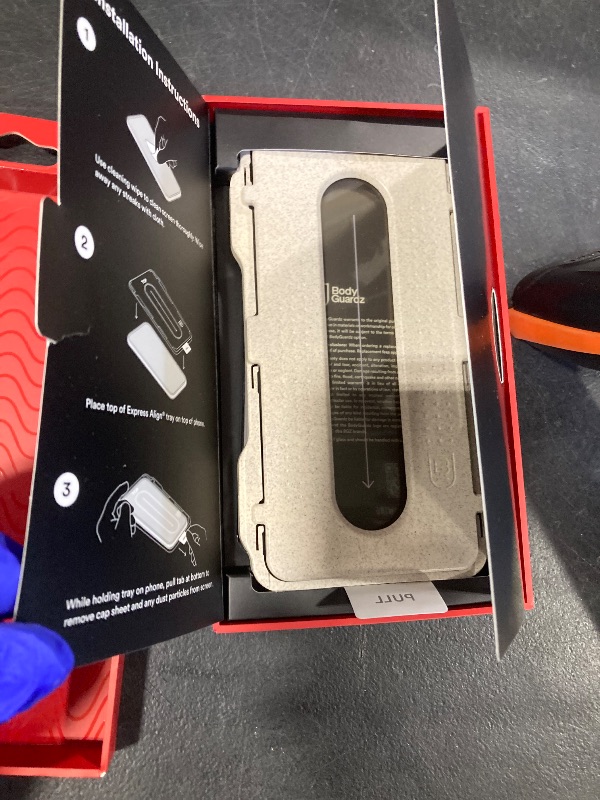 Photo 1 of BodyGuardz Red Light Converter Compatible with iPhone Screen Protector - Extreme Impact Protection With Red Light Conversion - Easy Install - 9H Hardness - Case Friendly (for iPhone 17 Pro Max - 6.9 inch)