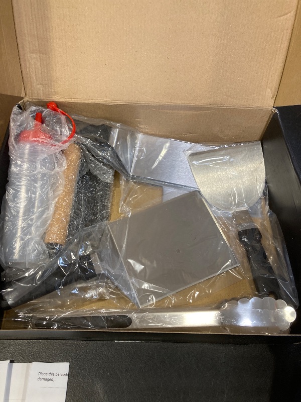 Photo 1 of EWFEN 35PCS Griddle Accessories Kit, Flat Top Grill Accessories Set for Blackstone and Camp Chef, Grill Spatula Set with Enlarged Spatulas, Basting Cover, Scraper for Outdoor Barbecue