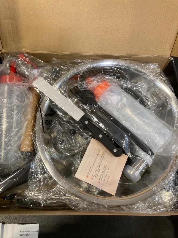 Photo 1 of EWFEN 35PCS Griddle Accessories Kit, Flat Top Grill Accessories Set for Blackstone and Camp Chef, Grill Spatula Set with Enlarged Spatulas, Basting Cover, Scraper for Outdoor Barbecue