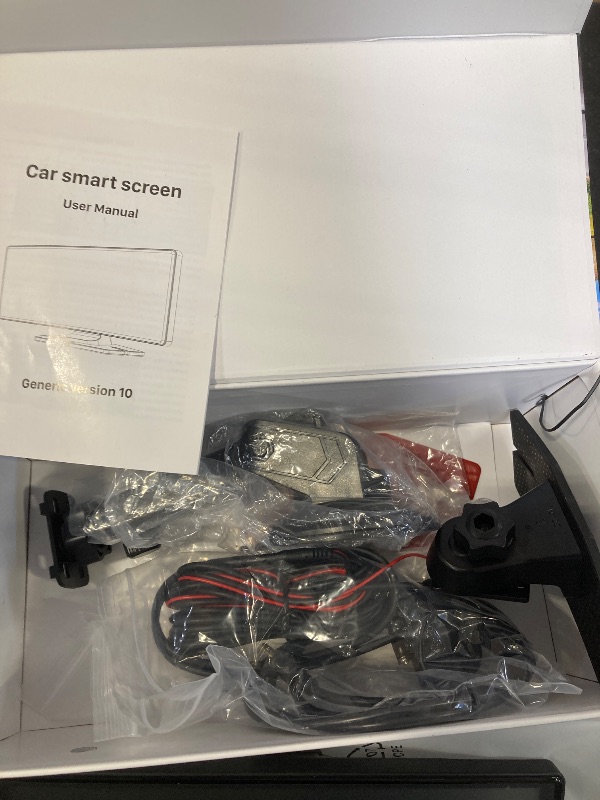 Photo 1 of 10.26" Apple Carplay Screen for Car, Car Tablet Wireless CarPlay and Android Auto Screen with 4K Dash Cam,1080P Backup Camera, Voice Control, GPS Navigation, Bluetooth/AUX/FM Carplay Screen