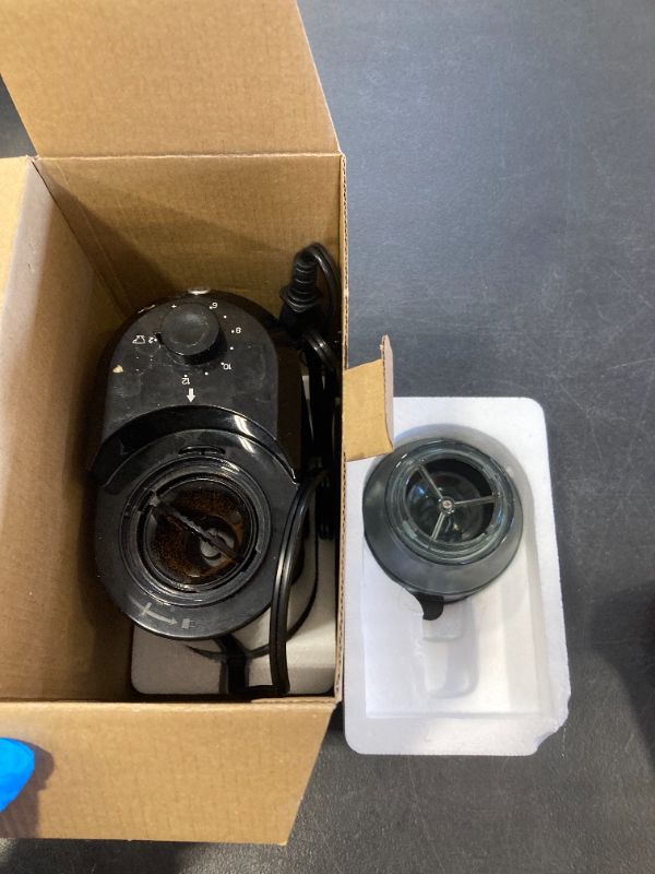 Photo 1 of Wancle Electric Burr Coffee Grinder - Adjustable with 28 Precise Grind Settings for 12 Cups - Professional Coffee Bean Grinder (Plastic, Black)