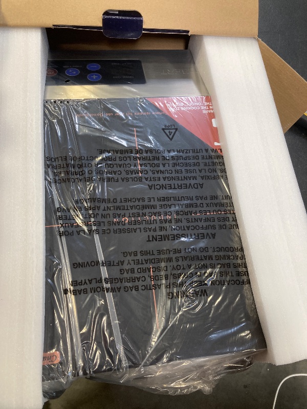 Photo 1 of ChangBERT 1800W Commercial Grade Induction Cooktop, NSF Certified Portable Large 8" Heating Coil, 12" Heat Resistant Cooking Surface Premium Stainless Steel Pro Chef Professional Burner Hot Plate