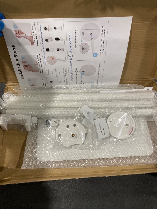 Photo 1 of 67" Adjustable Height Baby Monitor Floor Stand Compatible with Nanit Pro & Flex Stand,Babysense HDS2/V43,HelloBaby HB65/HB6550/Pro/HB6560/HB66,Infant Optics DXR-8 Pro,Also Cameras with 1/4 Connection