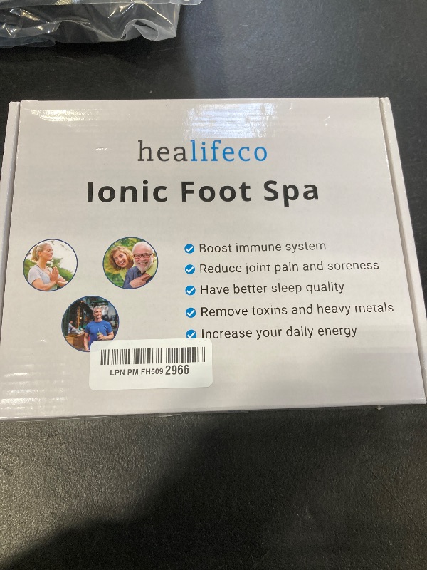 Photo 1 of Ionic Foot Spa by Healifeco – Ion Foot Bath Detox Machine - For Toxins, Heavy Metals & Free Radicals – Activates 2,000 Foot Detox Nodes – Easy 30-Min Home Detox – 90,000+ Happy Users Trust It