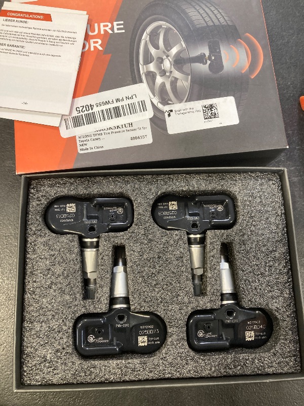 Photo 1 of ACLONG TPMS Tire Pressure Sensor fit for Toyota Camry Prius Corolla RAV4 Highlander Avalon Yaris Hilux Land Cruiser, 315MHz Tire Pressure Monitoring System Replacement 4260706020 4260730060 -Set of 4