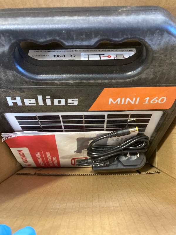 Photo 1 of 10 Miles Solar Electric Fence Charger with Day/Night Mode, 0.11J Portable Solar Fence Charger with Rechargeable Solar Panel for 24-Hour Uninterrupted Protection Electric Fence Energizer