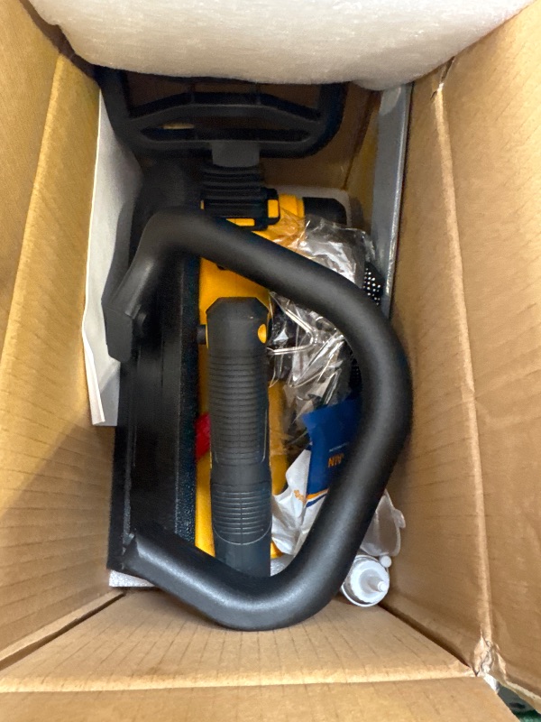 Photo 1 of 16 Inch Electric Chainsaw Cordless Compatible with Dewalt 20V/60V MAX Battery (Tool Only), Brushless Chain Saw with Battery Level Screen, Auto Oiler, 3 Chains, Handheld Pruning Chainsaw Garden Tools