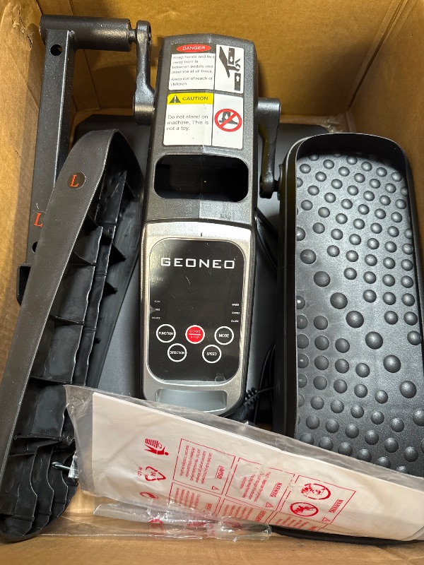 Photo 1 of Under Desk Elliptical Machine, Electric Elliptical Exerciser for Senior, Quiet & Small Electric Seated Pedal Exerciser for Home with Display Monitor, Remote Control & 12 Adjustable Speeds