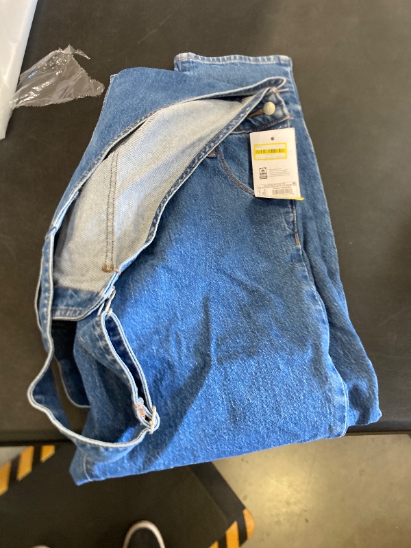 Photo 1 of Denim Overalls Maternity Jumpsuit - Isabel Maternity by Ingrid & Isabel™ Medium Wash 6: Adjustable Straps, Pockets