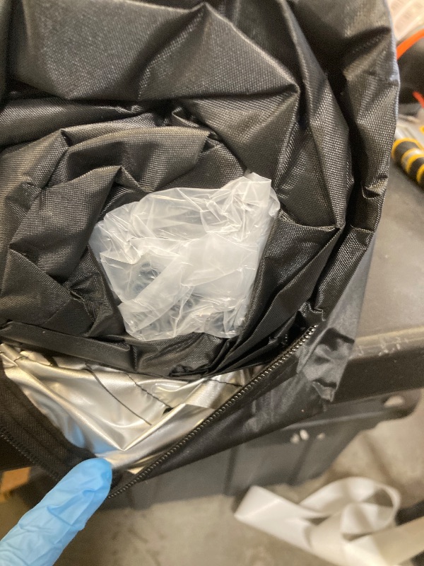 Photo 1 of Happy Travel Bike Storage Shed Tent, Waterproof Portable Bicycle Cover with 30% More Top Storage Space for 2/3/4/5 Bikes,Clips Easy Setup Outdoor Sheds Shelter for Motorcycle, Garden Tools, Lawn Mower