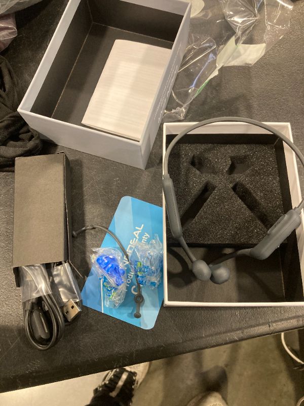 Photo 1 of MONODEAL Swimming Headphones - IP68 Waterproof Open Ear Bluetooth 5.4 Earbuds With 32GB Memory Card for Swimming, Running and Sports