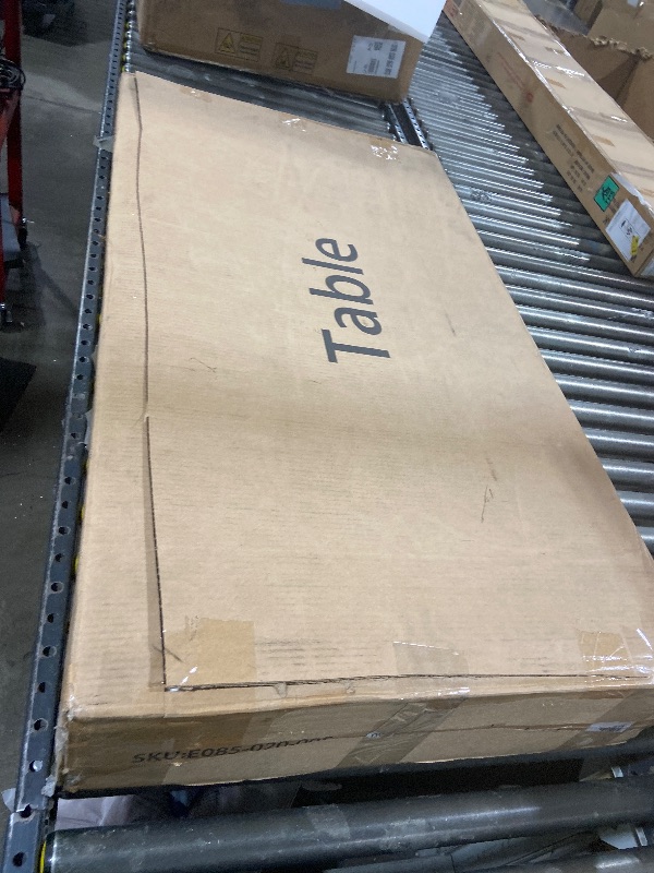 Photo 1 of ***Mirror is broken---major damage---------------------------------LIVELYGLOW Large Makeup Vanity Desk, 43.3”W x 15.7“D x 53.2”H, White (Large Desktop, Samrt LED Mirror, 4 Open Shelves, 7 Drawers, Hairdryer Rack, Power-Outlet, No Cushion Stool Included)